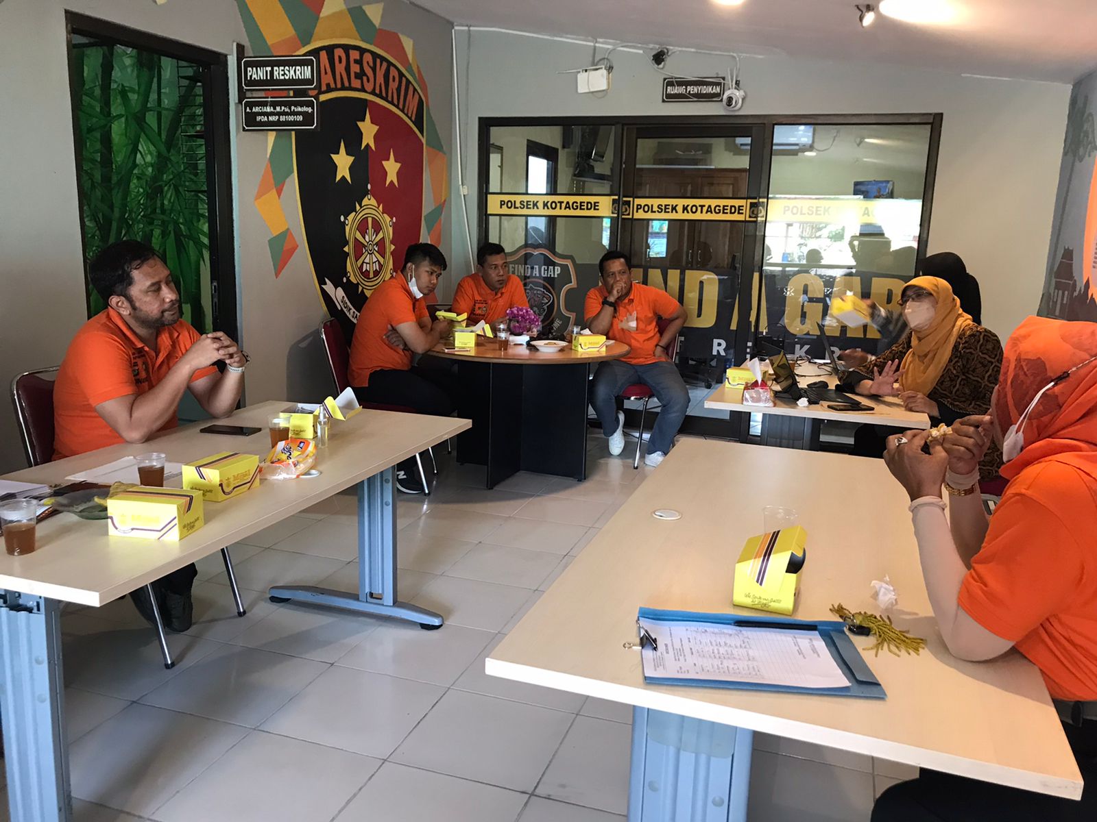 Rapat Koordinasi Terbatas bersama Polsek Ramah Anak Kotagede