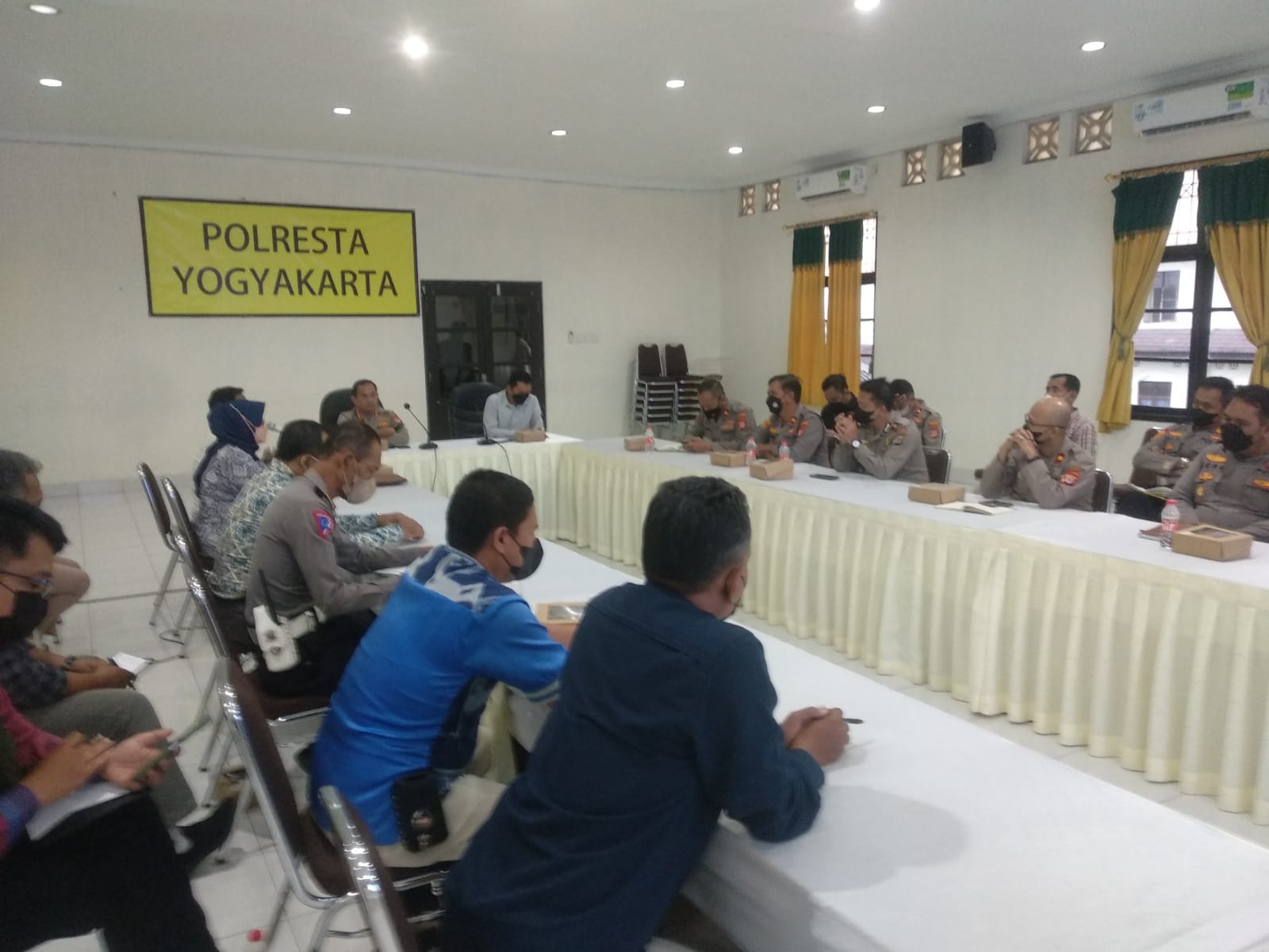 Rapat Koordinasi Teknis di Mapolresta Yogyakarta